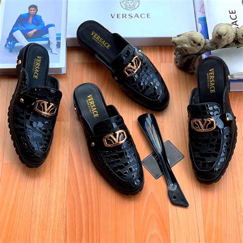 Versace denim shoes